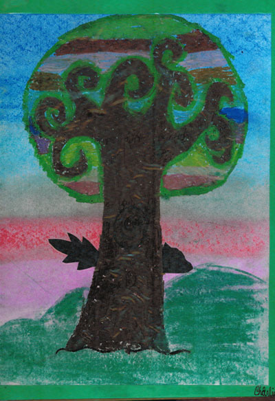 dessin arbre de Charlie